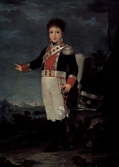 Francisco de Goya Portrat des Don Sebastian Gabriel de Borbon y Braganza Sweden oil painting art